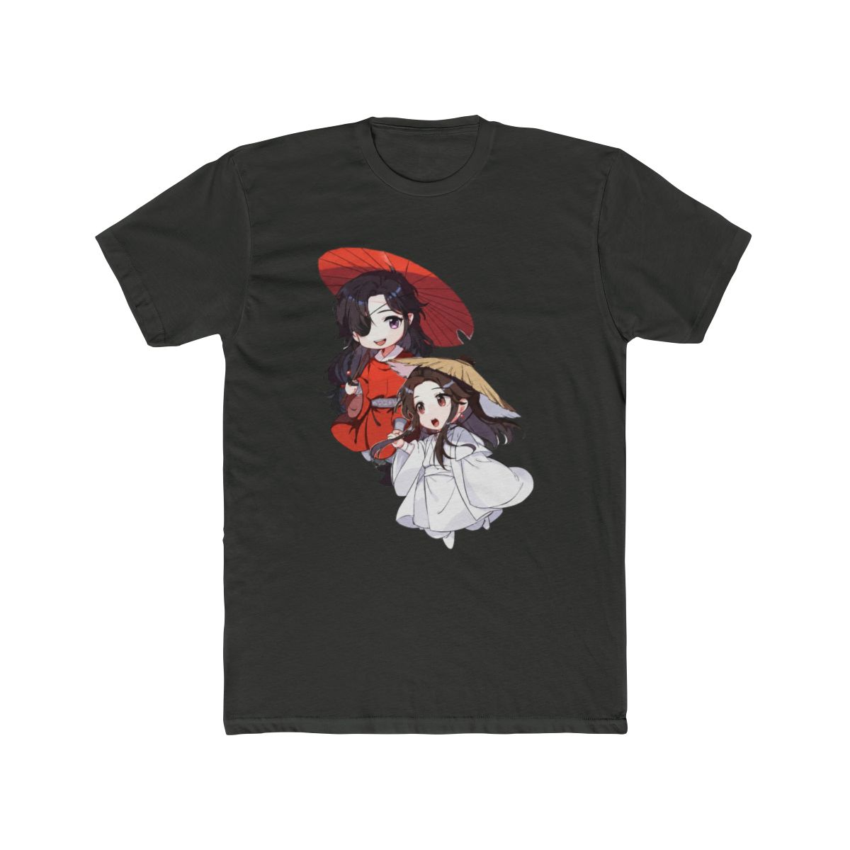 Chibi Hua Cheng dan Xie Lian T Shirt | Heaven Official's Blessing (TGCF) - alternate angle 5, merchandise