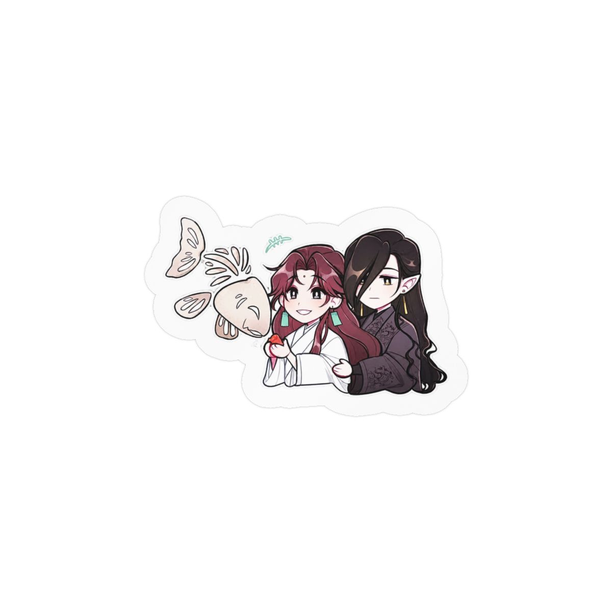Tgcf New 2022 3 Bumper Sticker Vinyl Decal 5" | Heaven Official's Blessing (TGCF) - alternate angle 1, merchandise