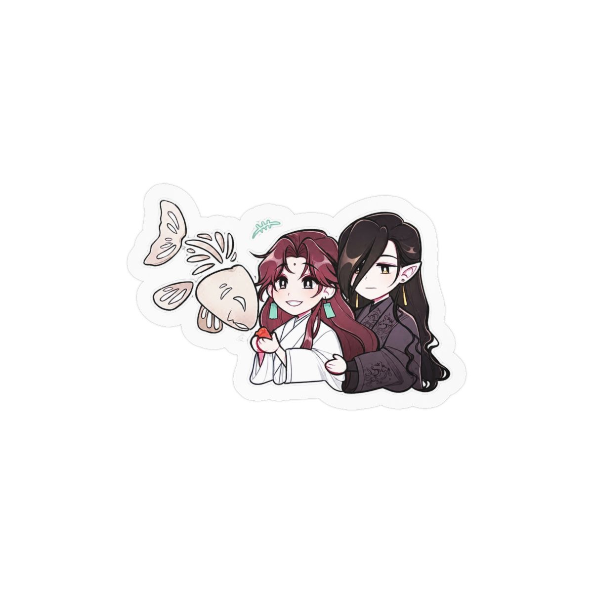 Tgcf New 2022 3 Bumper Sticker Vinyl Decal 5" | Heaven Official's Blessing (TGCF) - alternate angle 2, merchandise