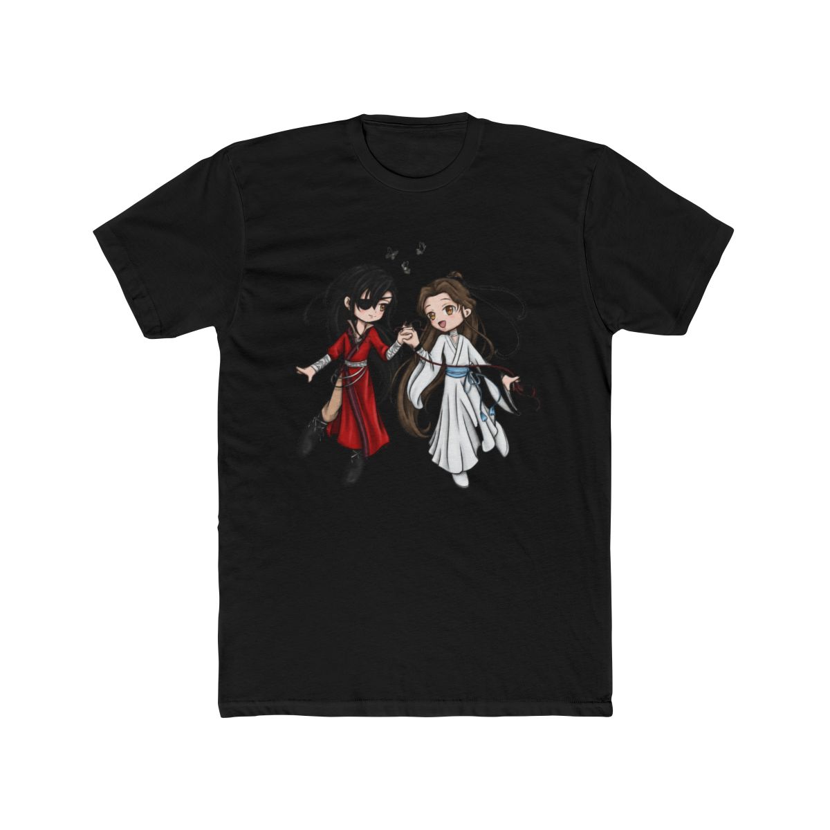 Chibi Fan Art - Heaven Official's Blessing - Hua Cheng and Xie Lian T Shirt | Heaven Official's Blessing (TGCF) - alternate angle 3, merchandise