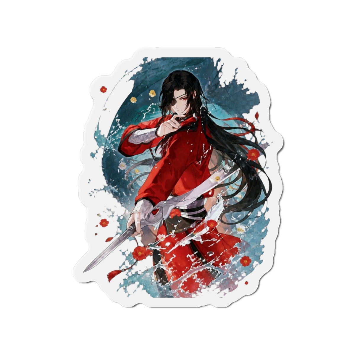 Heaven Officials Blessing Anime Scroll Style Refrigerator Magnet | Heaven Official's Blessing (TGCF) - alternate angle 1, merchandise