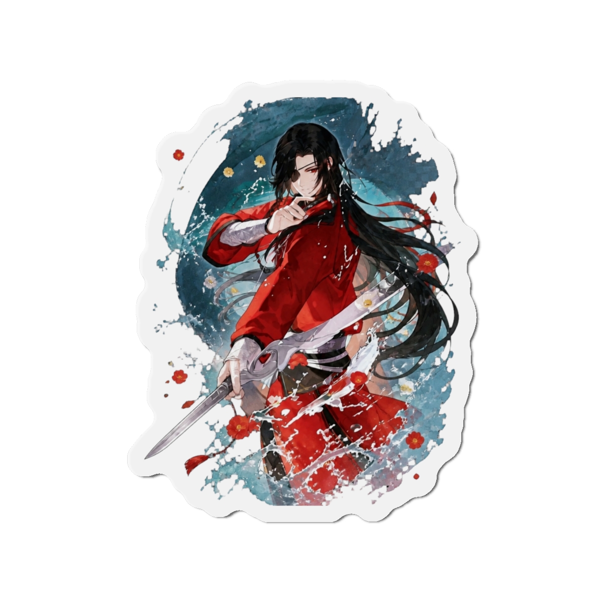 Heaven Officials Blessing Anime Scroll Style Refrigerator Magnet | Heaven Official's Blessing (TGCF) - alternate angle 2, merchandise